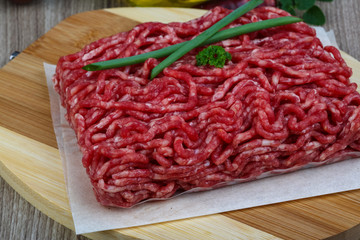 Minced beef meat