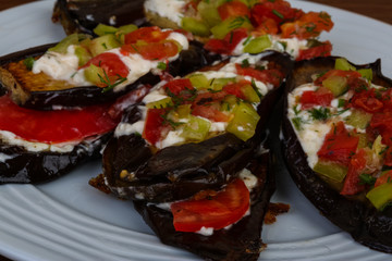 Grilled eggplant