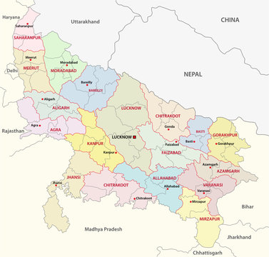 Uttar Pradesh Map Images – Browse 859 Stock Photos, Vectors, and Video ...