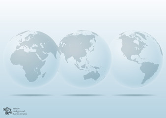 Infographics Vector Background #Worldwide, Global Image