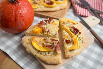 Kürbis Pizza 