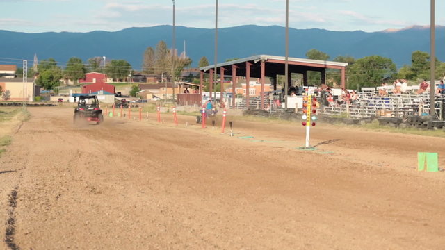 Girls racing recreation vehicles drag race P HD 1453