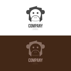 Logo inspiration with monkey.