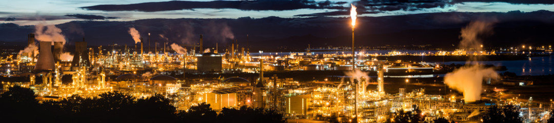 Fototapeta premium Grangemouth Refinery, Scotland
