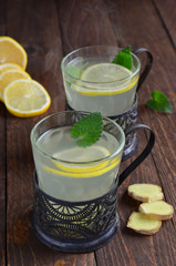 Lemon and ginger drink