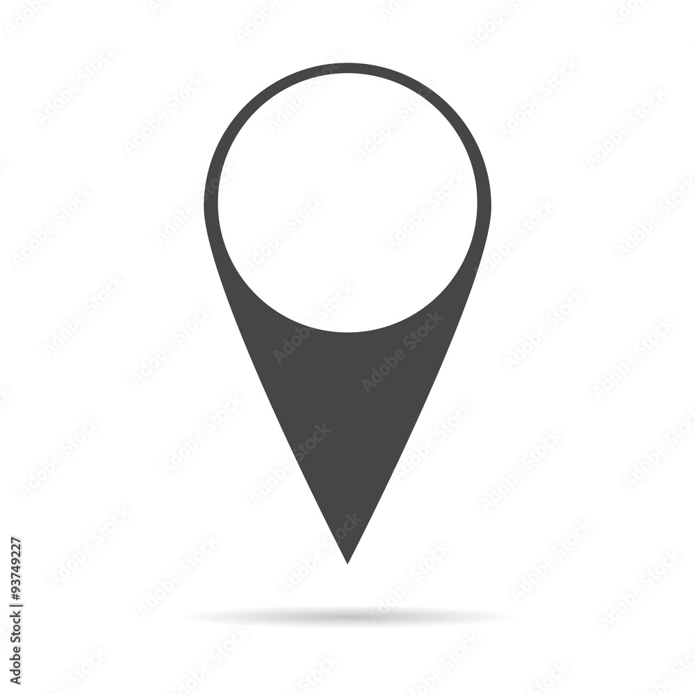 Poster map pointer icon