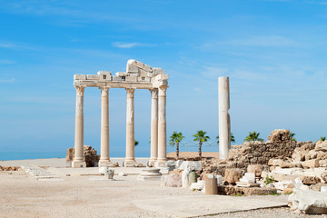 Temple of Apollo ancient ruins, Turkey.
