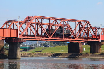 Obraz premium 高瀬川鉄橋