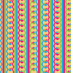 Patrón fondo colorido y abstracto