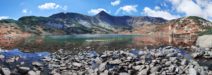 Seven Rila lakes - the Fish lake. Panorama