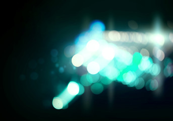 Blurred light