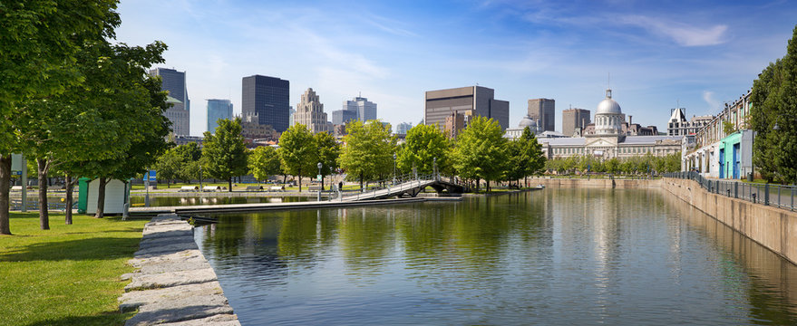 Downtown Montreal In Summer