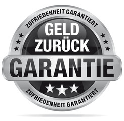 Geld zurück Garantie - Zufriedenheit garantiert