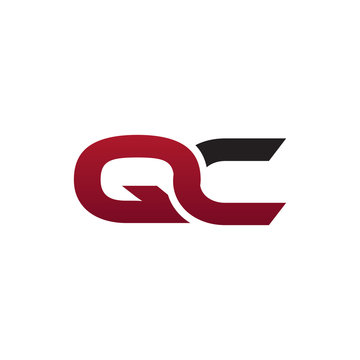 Premium Vector | Letter qc circle logo design vector illustration template