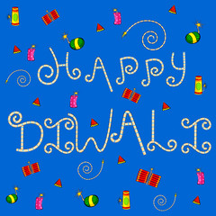 Happy Diwali celebration background