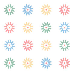 Floral seamless pattern.