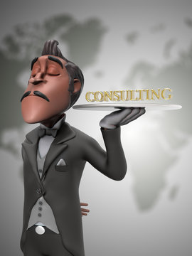 First Class Consulting Illustration