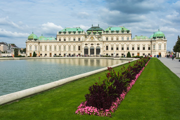 Fototapeta premium Upper Belvedere Palace in Vienna, Austria.