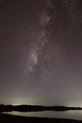 Milkway over the lake