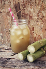 Drink of sugar cane.