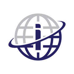 Initial Globe logo I