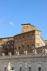 Fototapeta na wymiar Rome,Italy,Piazza San Pietro,fragment.