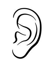 Ear - Vector Illustration