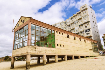 Fototapeta premium Aquarium building of Vilagarcia de Arousa