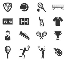 Tennis simply icons