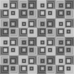 Cubix Squares Seamless Pattern