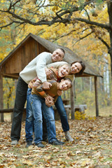 Portrait of happy family 