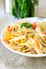 Fresh cabbage salad 