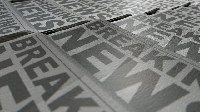 newspaper press line animation view 2