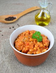 Meat and bean stew