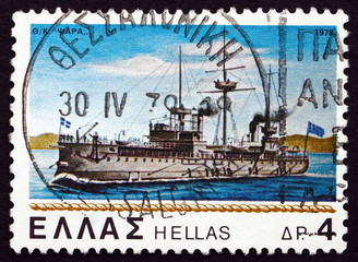 Postage stamp Greece 1978 Battleship Psara