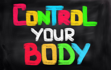 Control Your Weight Concept