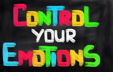 Control Your Emotions Concept