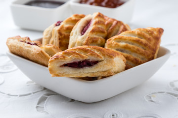 puff pastry in bowl