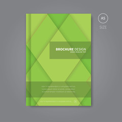 Fototapeta premium brochure book template design a5 size