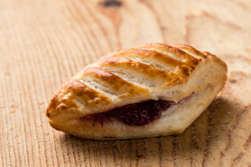 puff pastry with jam
