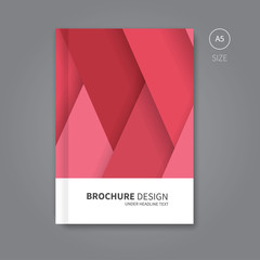 Vector book cover template design