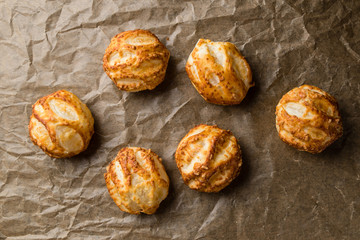 puff pastry on baking paper