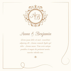 Wedding invitation
