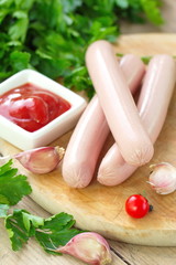 Sausage and vegetables