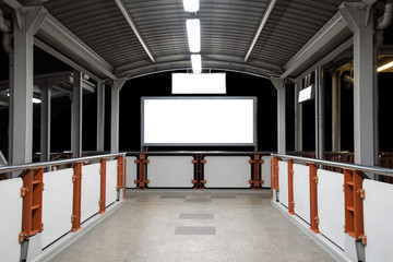 Empty ads at the modern.