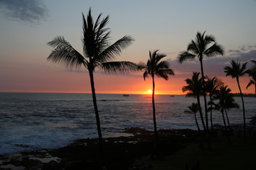 Obraz na płótnie Canvas Hawaiian Sunset