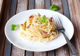 pasta with prosciutto