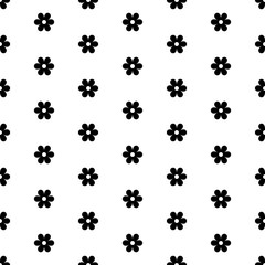 Abstract Seamless geometric floral pattern