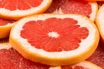 Naklejka na ściany i meble Grapefruit slices