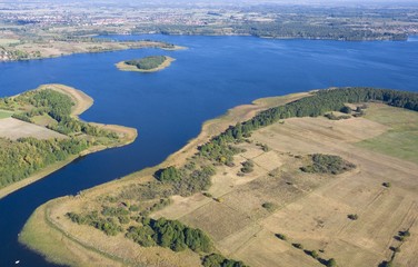 Fototapeta na wymiar Aerial view of Mazury